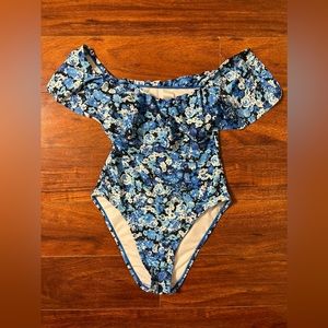 Nautica Womens One Piece (Off The Shoulder) Swimsuit